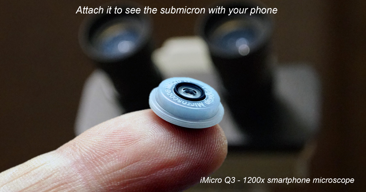 iMicro Q3 - A microscope toward the Optical Limit