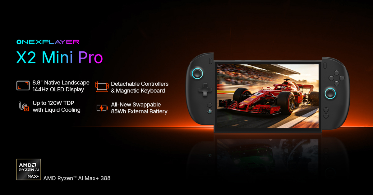 OneXPlayer X2 Mini Pro:The Ultimate 3-in-1 OLED Gaming Handheld