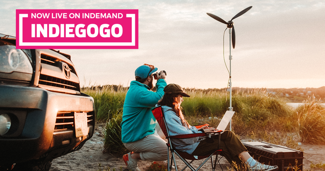 Shine 2.0 Fast Charge Your Devices with Wind Power