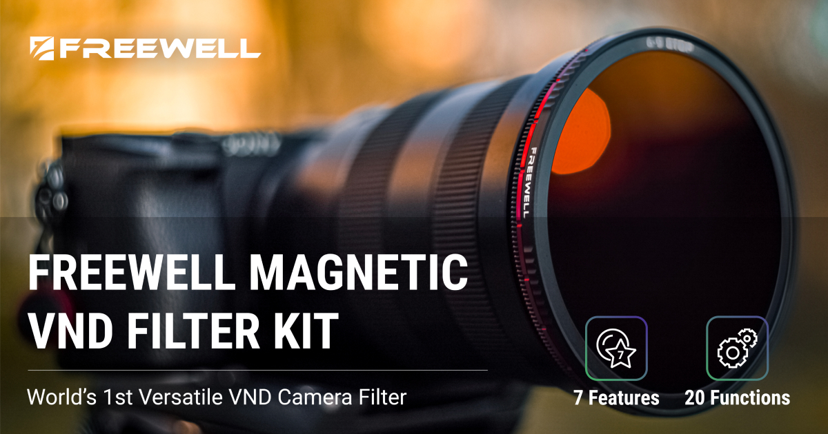 World’s 1st Magnetic VND Camera Filter