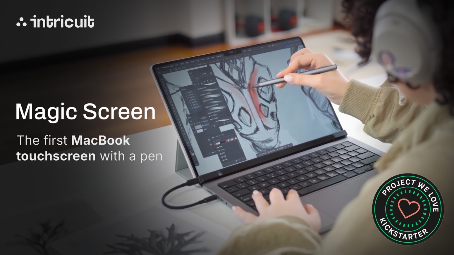 Magic Screen: The First Snap-On Touchscreen for Your MacBook