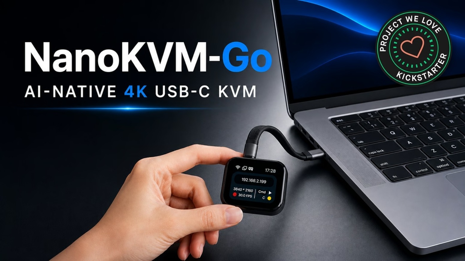 NanoKVM-Go: World's First AI-Native 4K USB-C KVM
